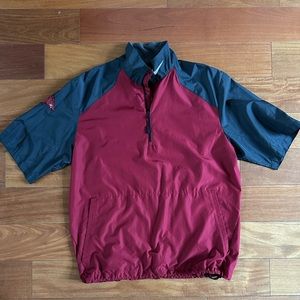 Nike Arkansas Razorbacks Pullover Windbreaker Large Hogs